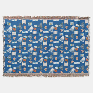 Hanukkah Fun Throw Blanket