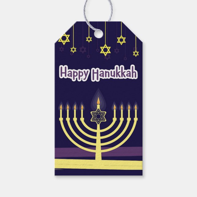 Hanukkah Gift Tags (Front)