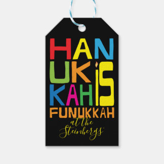 Hanukkah Gift Tags Hanukkah is Funukkah