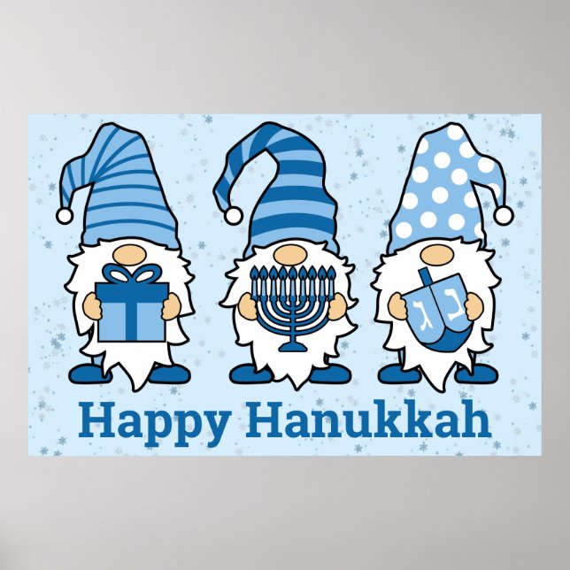 Hanukkah Gnomes Trio Poster (Front)