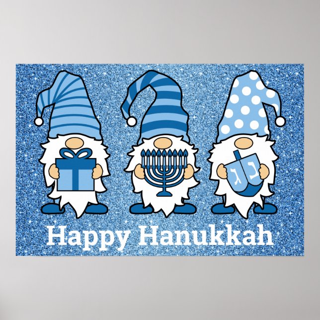 Hanukkah Gnomes Trio Poster (Front)