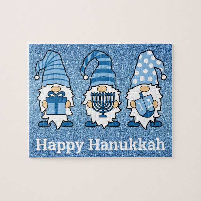 Hanukkah Gnomes Trio Puzzle (Horizontal)