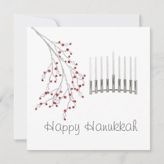 Hanukkah  Greeting Card (Front)