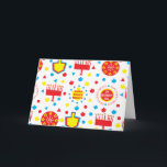 Hanukkah Greeting Card COLORFUL CRAZY 8 DAYS<br><div class="desc">"COLORFUL 8 CRAZY DAYS" Hanukkah Greeting Card with Envelope. To personalise this card simply delete text, "The Goldberg's Home" and add your own words. Choose your favourite font style, colour, and sizing. Thanks for stopping and shopping by. Much appreciated!!! Happy Chanukah/Hanukkah! Size: Standard (5" x 7") Birthdays or holidays, good...</div>