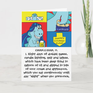 Hanukkah Greeting Card with Envelope