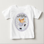 Hanukkah Happy Baby Fine Jersey T-Shirt<br><div class="desc">"Hanukkah Happy" T-Shirt. To personalise choose your favourite font style, colour, size and wording! Happy Chanukah/Hanukkah Sameach!!! Style: Baby Fine Jersey T-Shirt Your search for the ultimate basic infant T-shirt is officially over. This cotton tee is soft enough for even the most sensitive skin. It's available in basic and not-so-basic...</div>
