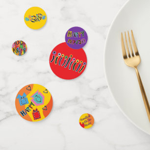 Hanukkah Happy Table Confetti