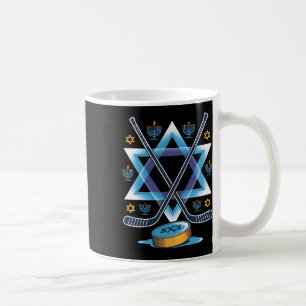 Hanukkah Hockey Menorah Star Holiday Sports Festiv Coffee Mug