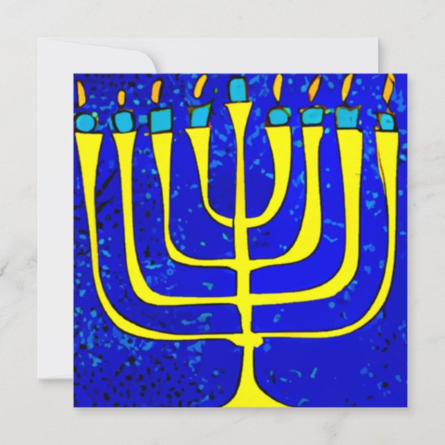 Hanukkah  holiday card (Front)
