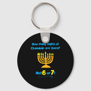 Hanukkah How Many Nights Of Chanukah Are There Not Key Ring