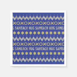 Hanukkah Hug Sameach Napkin