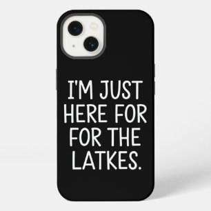 Hanukkah I'm Just Here For The Latkes Jewish iPhone 13 Case