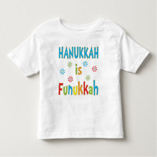 "Hanukkah Is Funukkah" GIRLS Ruffle T-Shirt