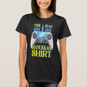 Hanukkah Jewish Christmas Boys This Is My Hanukkah T-Shirt