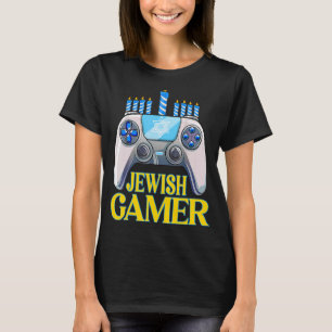 Hanukkah Jewish Gamer Video Game Christmas Xmas Bo T-Shirt