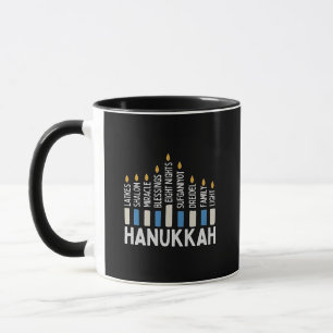 Hanukkah Jewish Holiday Menorah Jew Mug