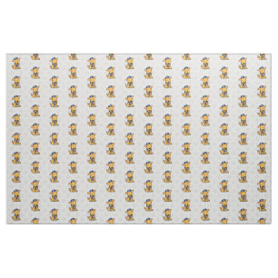 Hanukkah Jewish Labrador Retriever Puppy Dog Fabric