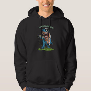 Hanukkah Jewish Menorasaurus Menorah Rex Dinosaur Hoodie