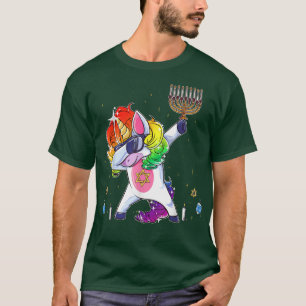 Hanukkah Jewnicorn Funny Jewish Unicorn Chanukah T-Shirt
