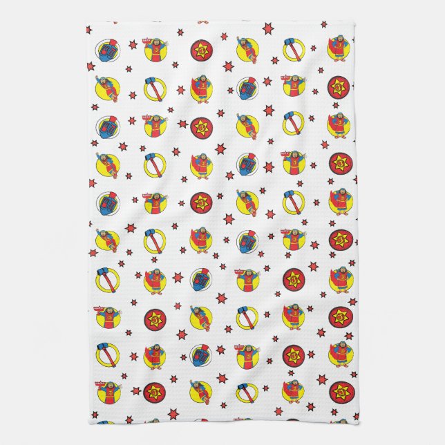 Hanukkah Judah Maccabee Tea Towel (Vertical)