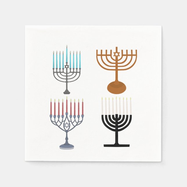 Hanukkah Judaism Jew Religion Napkin (Front)