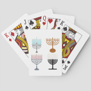 Hanukkah Judaism Jew Religion Playing Cards