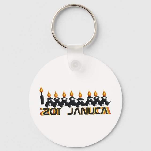 Hanukkah Key Ring (Front)