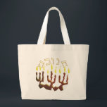 Hanukkah Large Tote Bag<br><div class="desc">Customise it with your own design,  or any of ours.</div>
