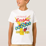 Hanukkah Latke Dip Shirt/White Colour Shirt<br><div class="desc">"... and a Latke dipped in Sour Cream" Shirt. Thanks for stopping and shopping by! Much appreciated. Happy Chanukah/Hanukkah!!! Style: Kids' Hanes TAGLESS® T-Shirt Wait 'till you get this tagless tee on your kiddo. It'll take his everyday style to a whole new level--especially when you customise it with your own...</div>