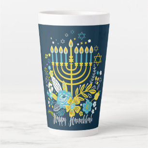 Hanukkah Latte Mug