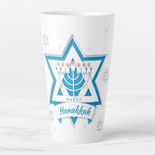 Hanukkah Latte Mug