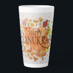 Hanukkah Latte Mug<br><div class="desc">Hanukkah Latte Mug
If you  like drinking coffee a latte,  not just a little,  then this mug is for you! Stylish and ready for your customisations,  it will easily become an essential part of your day.</div>