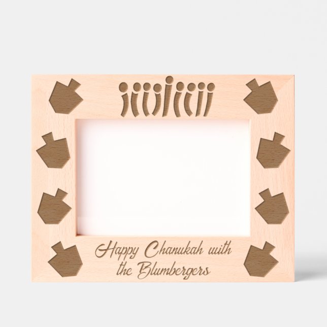 Hanukkah Lights Etched Frames (Front)