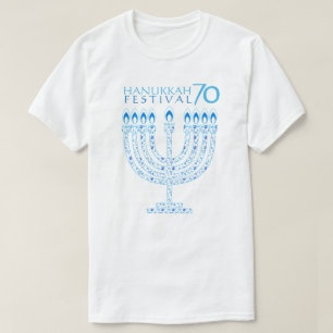 Hanukkah Lights Festival Anniversary 70 T-Shirt