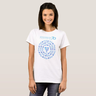 Hanukkah Lights Festival Anniversary 75 T-Shirt