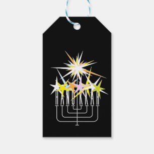 Hanukkah Lights Gift Tags