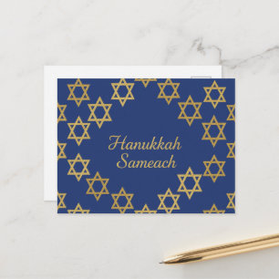 Hanukkah Lights Postcard