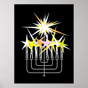 Hanukkah Lights Poster
