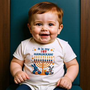 Hanukkah Lit with Littles Baby Bodysuit