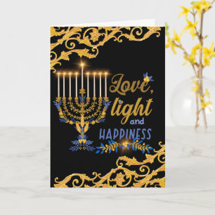 Hanukkah Love, Light and Happiness  Card