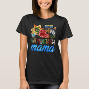 Hanukkah Mama Chanukah Jewish Holidays Menorah Wes T-Shirt