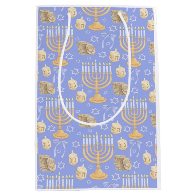 Hanukkah  medium gift bag (Front)