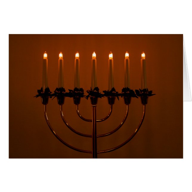 Hanukkah Menorah (Front Horizontal)