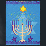 hanukkah menorah blanket<br><div class="desc">"hanukkah menorah ", "happy hanukkah", menorah, "star of david" , "chanukah jewish", Hanukkah, "jewish holidays"chanukah,  hannukah, chanukkah</div>
