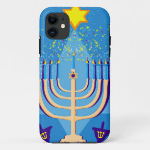hanukkah menorah iPhone 11 case