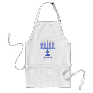 Hanukkah Menorah (customisable) Standard Apron