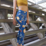 Hanukkah Menorah Dreidel Watercolor Gold Leggings<br><div class="desc">This design was created through digital art. It may be personalized by clicking the customize button and changing the color, adding a name, initials or your favorite words. Contact me at colorflowcreations@gmail.com if you with to have this design on another product. Purchase my original abstract acrylic painting for sale at...</div>