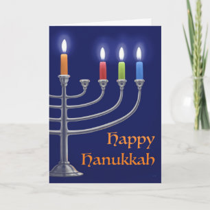 "Hanukkah Menorah." Greeting Card