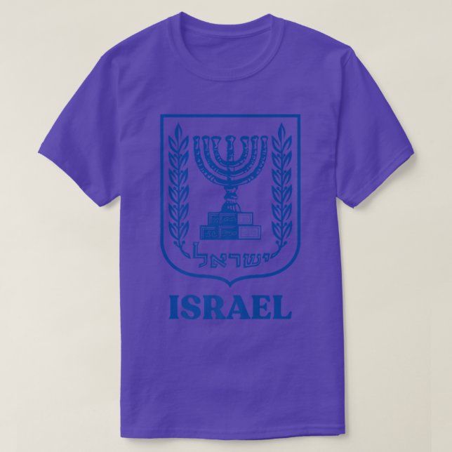 Hanukkah Menorah Israel Israeli Judaism Hebrew  T-Shirt (Design Front)