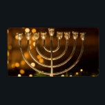 Hanukkah Menorah Label<br><div class="desc">.Celebrate eight days and eight nights of the Festival of Lights with Hanukkah cards and gifts. The festival of lights is here. Light the menorah, play with the dreidel and feast on latkes and sufganiyots. Celebrate the spirit of Hanukkah with friends, family and loved ones by wishing them Happy Hanukkah....</div>